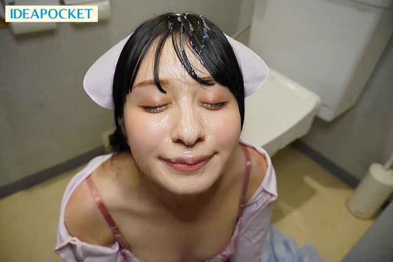 顔射される水色ノア